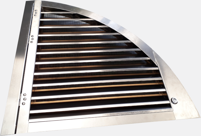 Grille de ventilation sur charnière - VIB